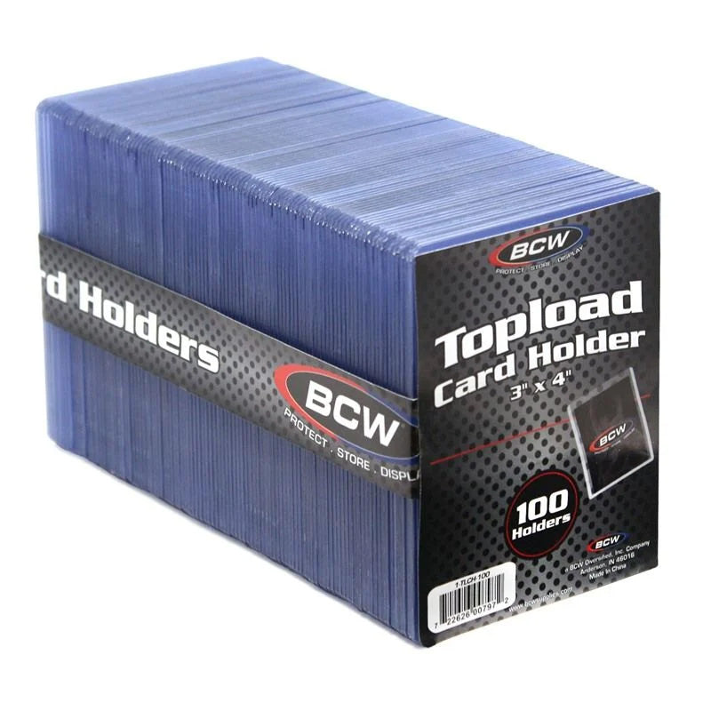 20pt. Standard Top Loader - BCW 100pk.