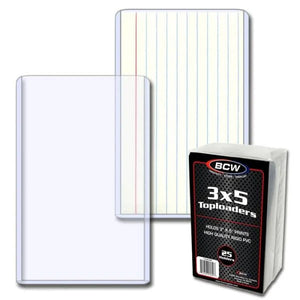 3x5 Top Loader - BCW - 25PK.