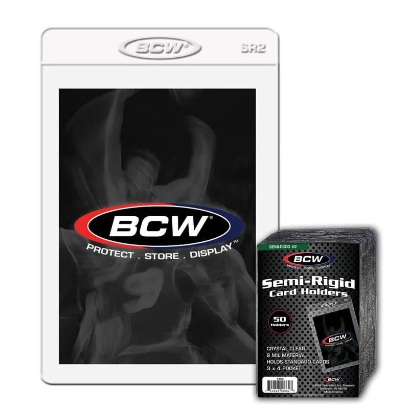 #2 Semi-Rigid Card Holder - BCW - 50pk.