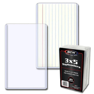 3x5 Top Loader - BCW - 25PK.
