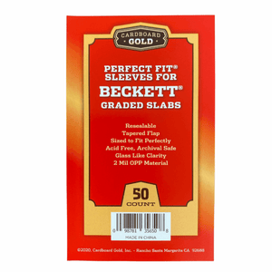 Perfect Fit Sleeves by CBG - for Beckett slabs   50pk.